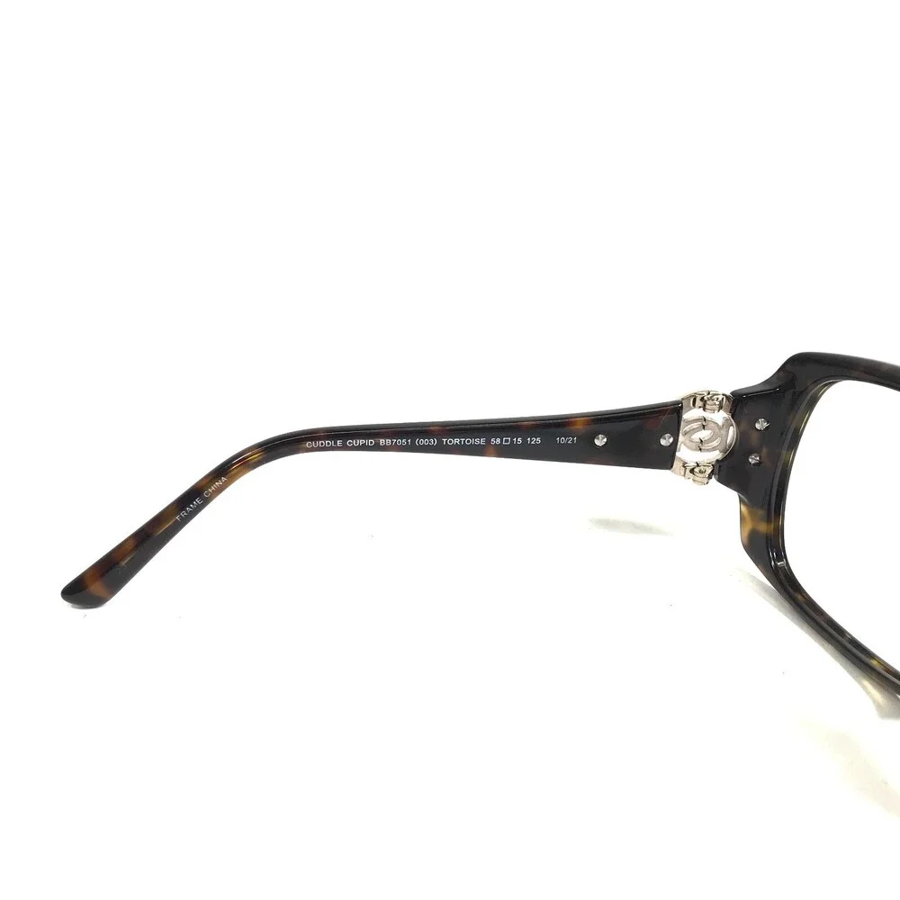 Bebe Eyeglasses Frames CUDDLE CUPID BB7051 003 TORTOISE Oversized 58-15-125